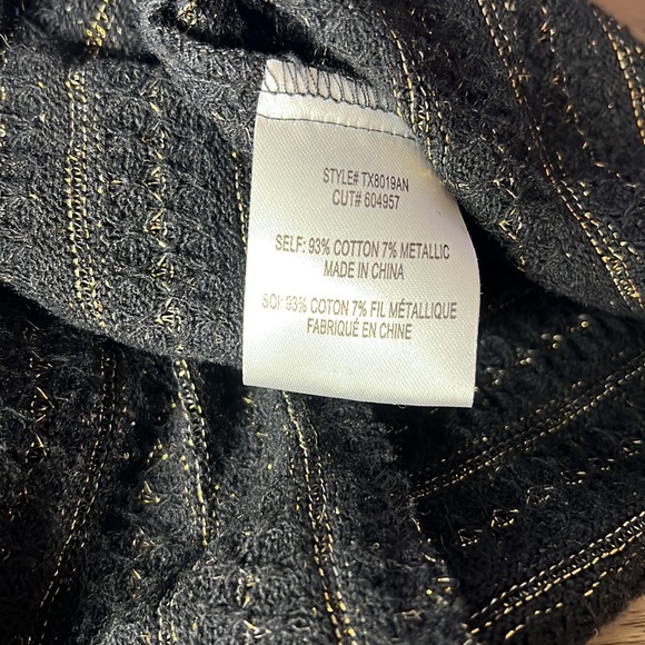 Anthropologie Blake Striped Wrap Pant size small cotton pockets - Picture 10 of 11